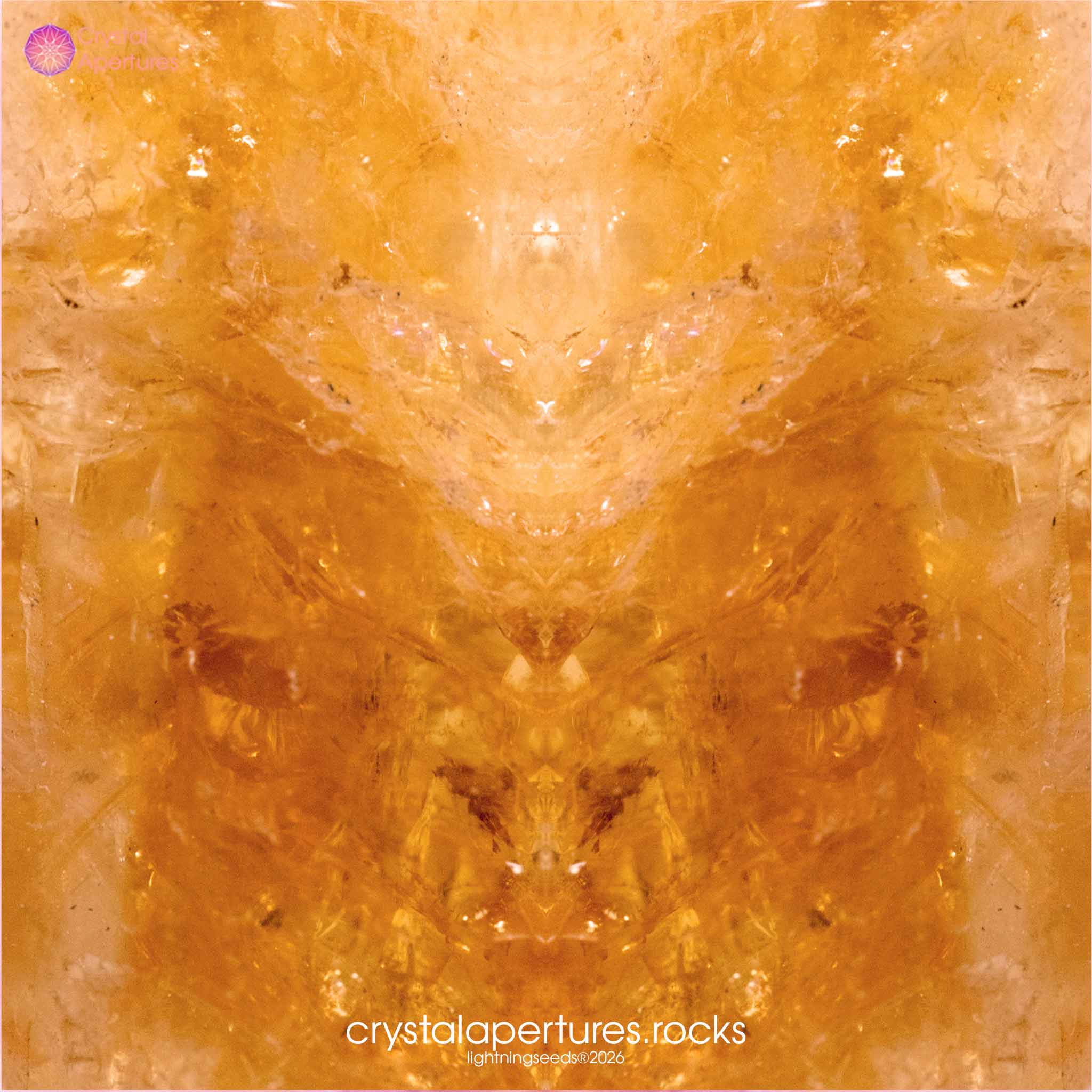 Citrine crystal apparel and accessories – original Crystal Apertures photography © lightningseeds®