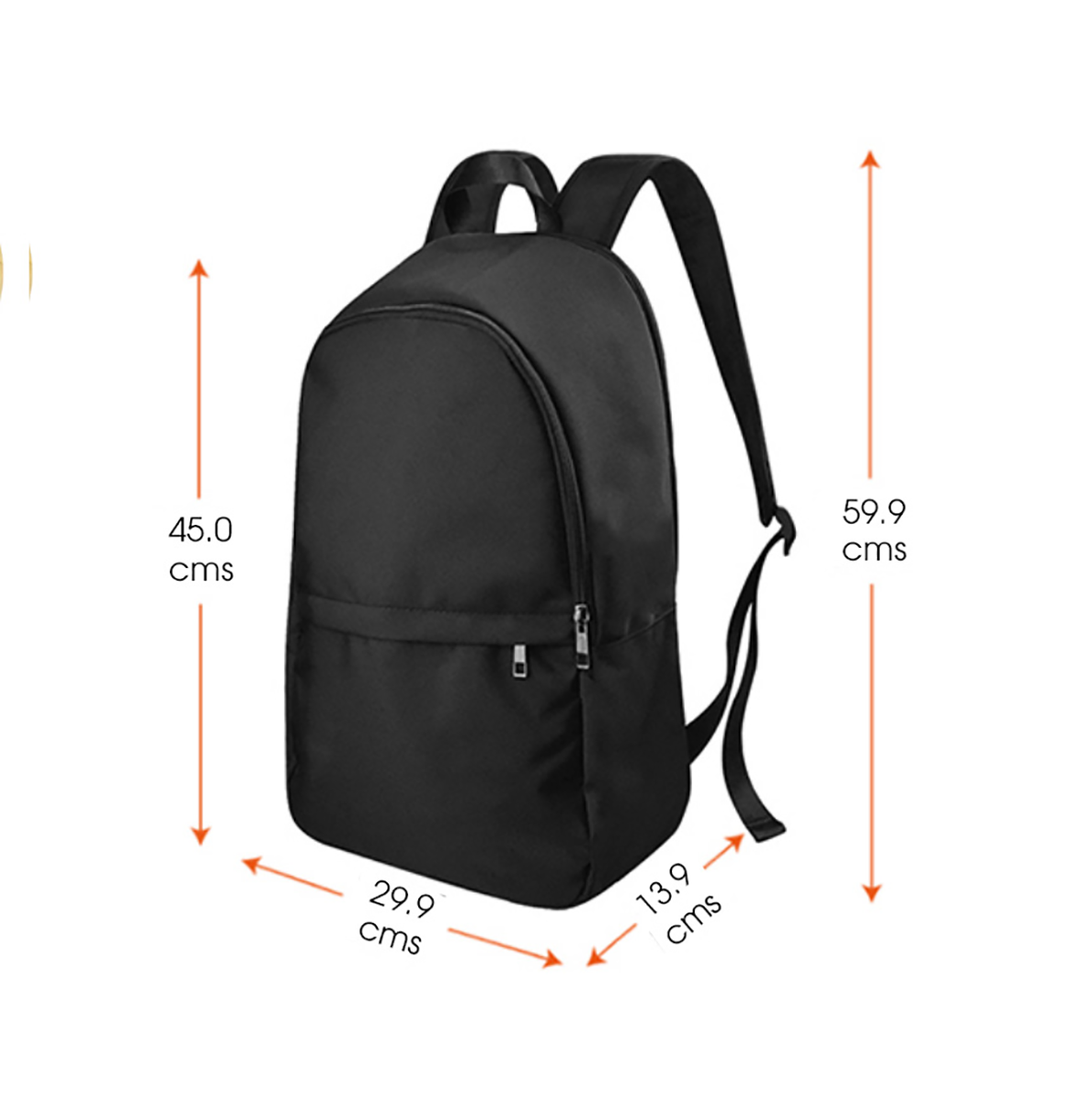Crystal Art fabric backpack - dimensions and size guide | Crystal Apertures.